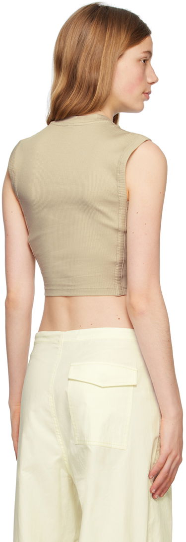 Tielko Dion Lee Fitted Corset Tank Top Béžová | C3094P23, 2