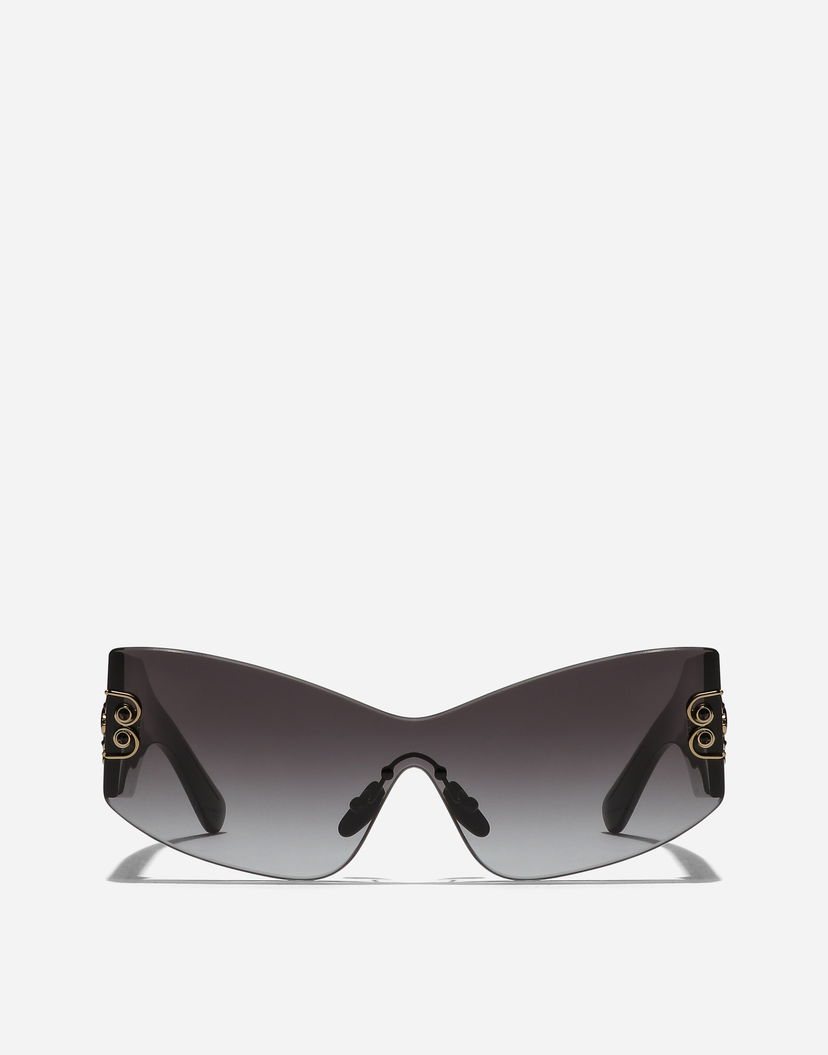 Slnečné okuliare Dolce & Gabbana Dg Filigrana Ornate Shield Sunglasses Šedá | VG4526VP18G9V000