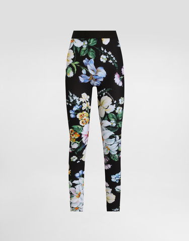Legíny Dolce & Gabbana Dolce & Gabbana Floral-Print Jersey Activewear Leggings Rôznofarebný | FTB5TTFSG8LHN5JC, 0