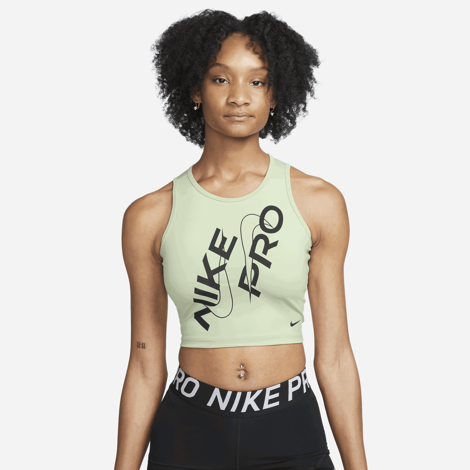 Tielko Nike Pro Dri-FIT Crop Zelené | FB5261-343, 0