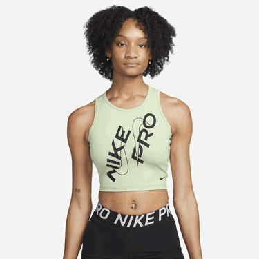 Tielko Nike Pro Dri-FIT Crop Zelené | FB5261-343, 0