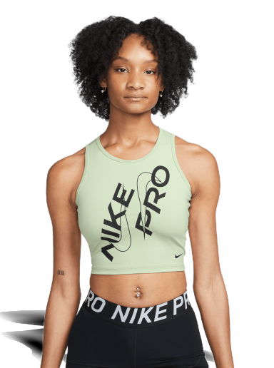 Tielko Nike Pro Dri-FIT Crop Zelené | FB5261-343