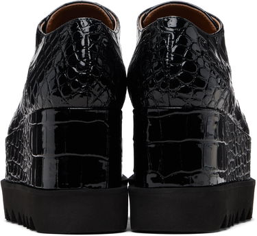 Tenisky a topánky Stella McCartney Limited-Edition Elyse Crocodile Platform Derbys Čierna | 810479APAEL0, 1