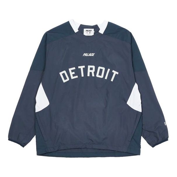 Vetrovka Palace Palace X Detroit Tigers Drill Top Modrá | P21DNSS005, 0