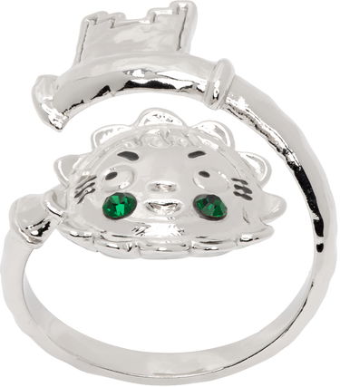 Prsteň Chopova Lowena Chopova Lowena Silver Cheeks & Castle Ring Metalická | 6459, 0