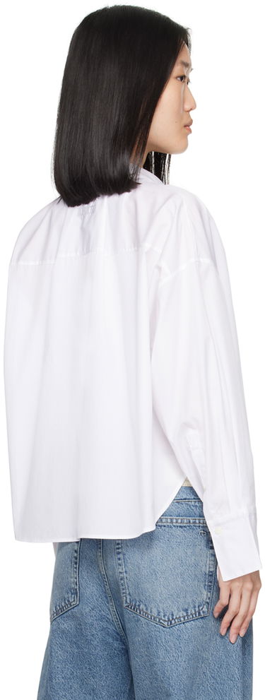 Košeľa rag & bone Rag & Bone Martha Cropped Shirt Biela | WAW24PA0024602, 2