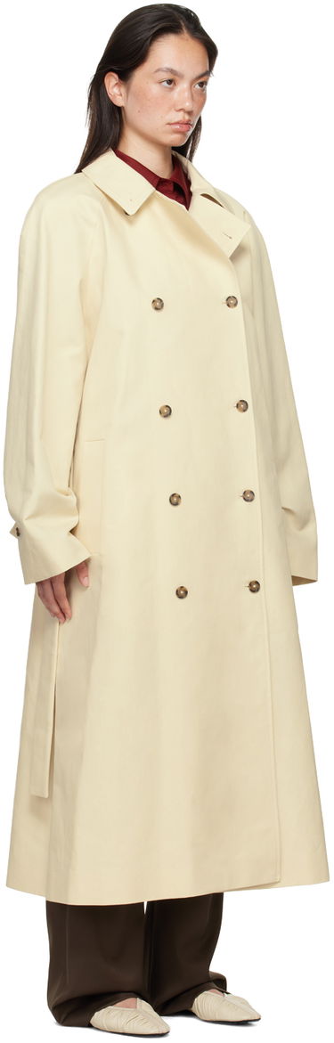 Trenčkot Loulou de Saison Loulou de Saison Kamina Double-Breasted Trench Coat Béžová | KAMINA, 1