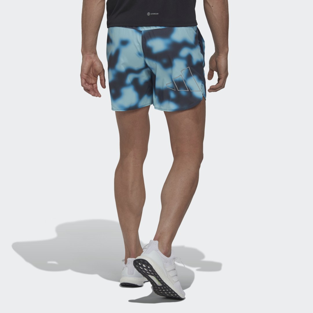 Šortky adidas Originals Run Icons Logo Graphic Shorts Modrá | HF8758, 1