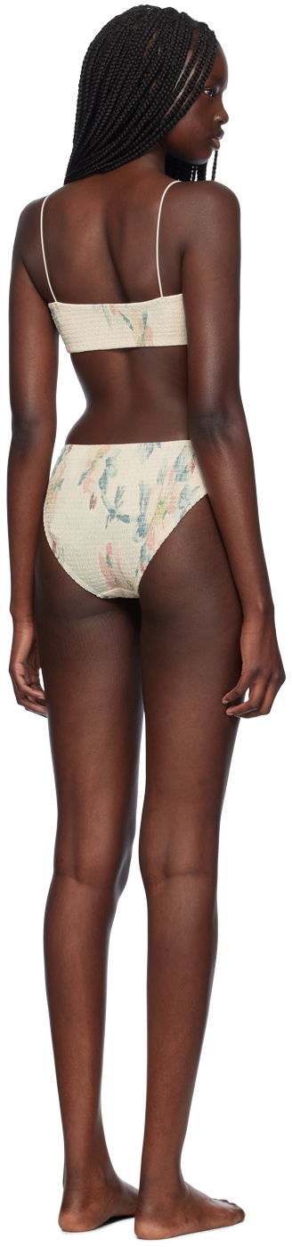 Plavky TOTEME TOTEME Smocked Mid-Rise Bikini Rôznofarebný | 243-WSW1079FB0249/2WRW3263FB0249, 2