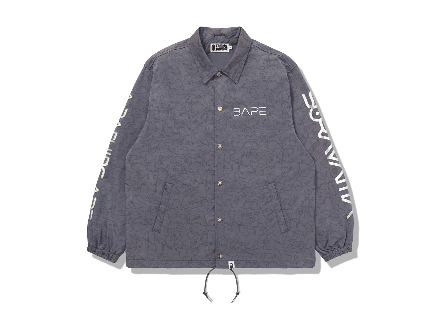 Bunda BAPE Hajime Sorayama x Shark Coach Jacket Šedá | 001LJH231914, 0