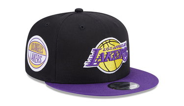 Šiltovka New Era LA Lakers Team Side Patch 9FIFTY Snapback Cap Čierna | 60364386, 5