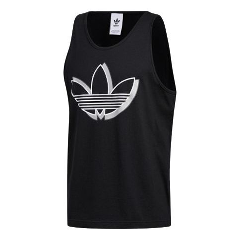 Tielko adidas Originals Originals Graphic Print Tank Top Čierna | FU6005, 0
