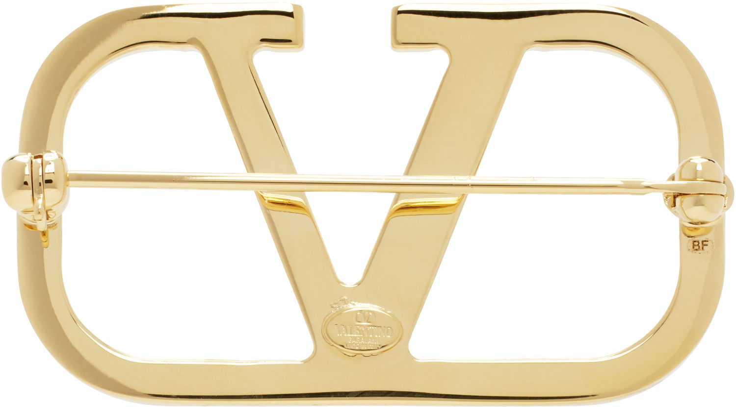 Opasok Valentino Valentino Garavani VLogo Signature Brooch Metalická | 6W2J0E82MET, 1