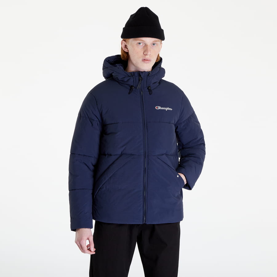 Prešívaná bunda Champion Outdoor Hooded Jacket Navy | 218083 CHA BS538, 0
