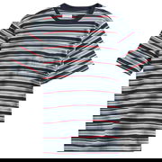 Pop Trading Company Striped Pocket T-Shirt, Size Large