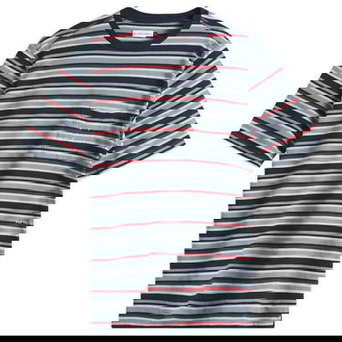 Tričko Pop Trading Company Pop Trading Company Striped Pocket T-Shirt, Size Large Rôznofarebný | POPSS25-02-007, 0
