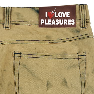 Nohavice Pleasures Locust Twill Pants Béžová | P22SU023, 3