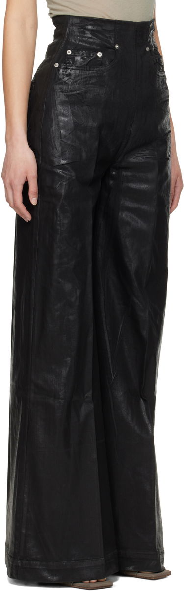 Nohavice Rick Owens Rick Owens DRKSHDW Hollywood Dirt Cooper Flare Jeans Čierna | DS01E3303 SCF, 1