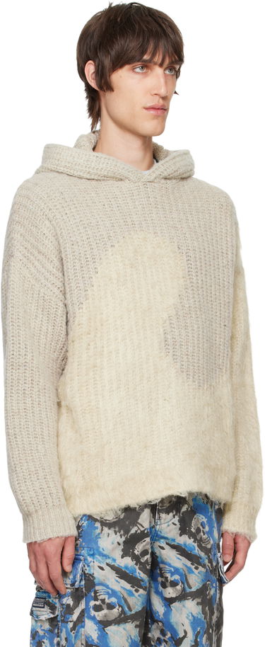 Mikina ERL Silk Swirl Hoodie Béžová | ERL09N019, 1