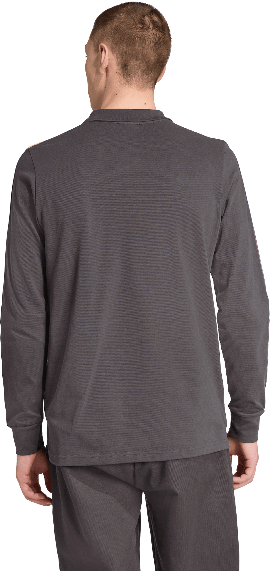 Polo tričko adidas Originals Manchester United Icon Long Sleeve Polo Shirt Šedá | jn2822, 1