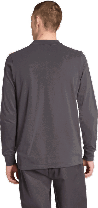 Polo tričko adidas Originals Manchester United Icon Long Sleeve Polo Shirt Šedá | jn2822, 1
