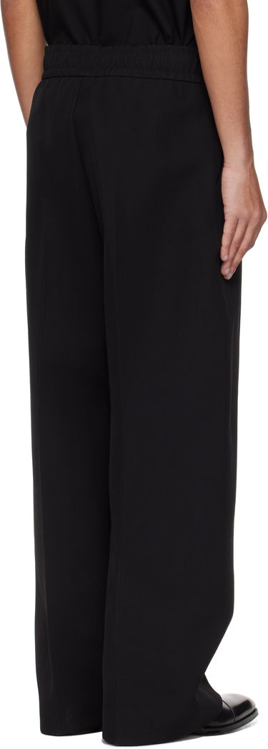 Nohavice Fear of God Fear of God Drawstring Wide Leg Trousers Čierna | FGE240-407WCT, 2