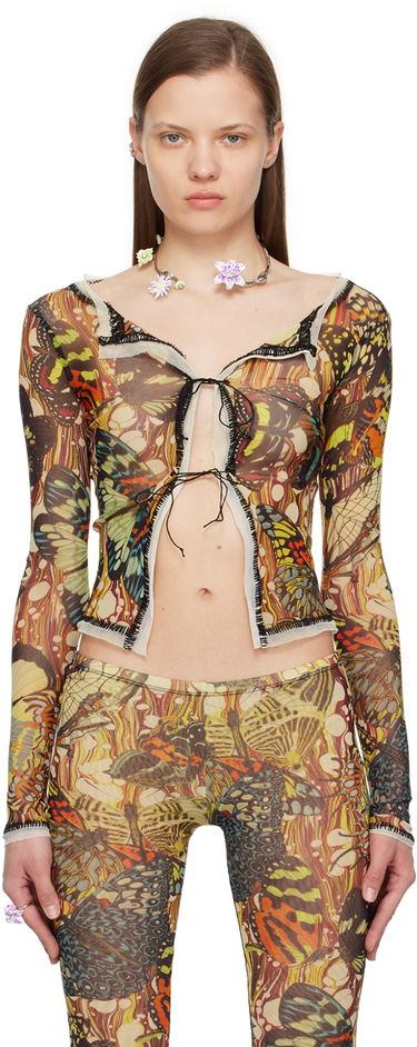 Tričko Jean Paul Gaultier Jean Paul Gaultier Butterfly Print Cardigan Rôznofarebný | 24/25-F-CD006-T545-1090, 0