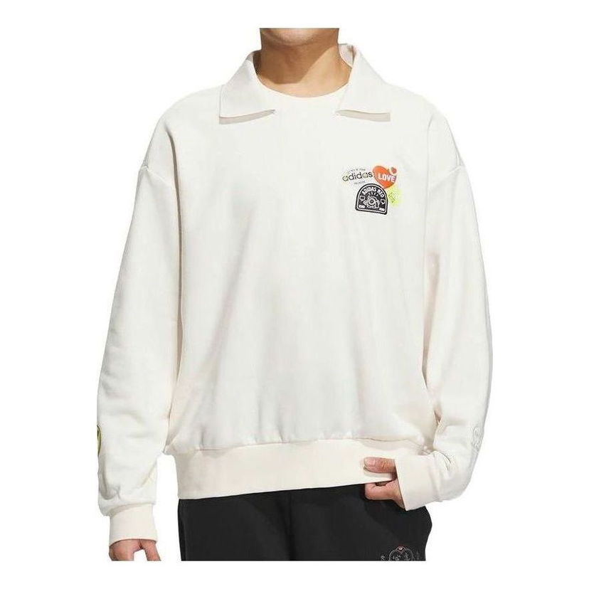 Sveter adidas Originals VD Crewneck Sweatshirt Biela | IK6013