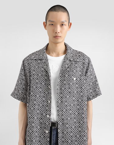 Košeľa Dolce & Gabbana Dolce & Gabbana Silk Shirt with DG Logo Print Rôznofarebný | G5JH9TIS1XVHN5KG, 3