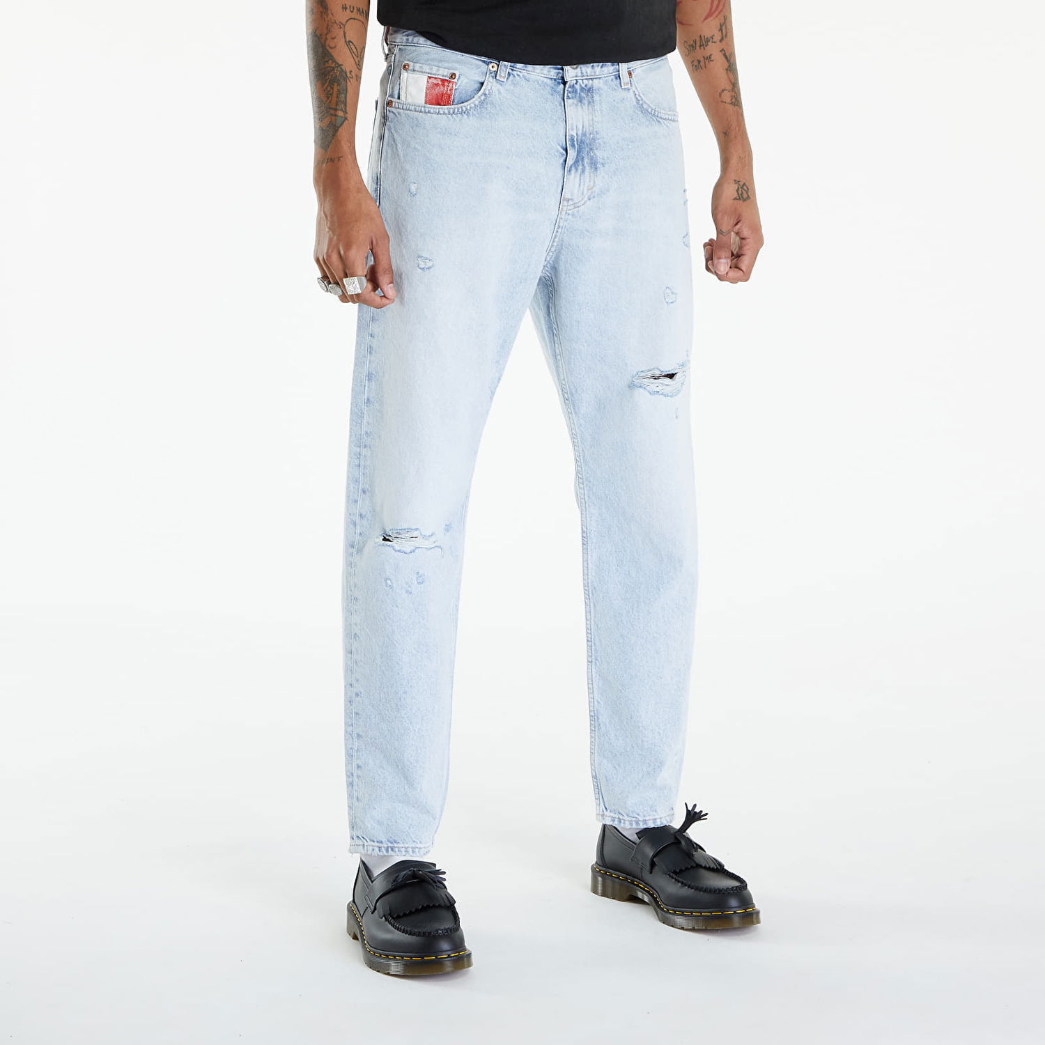 Džínsy Tommy Hilfiger Isaac Relaxed Tapered Archive Jeans Denim Light Modrá | DM0DM18724 1AB, 0