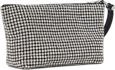 Kabelka Alexander Wang Alexander Wang Heiress Crystal-Embellished Wristlet Pouch Čierna | 70424N13M, 2