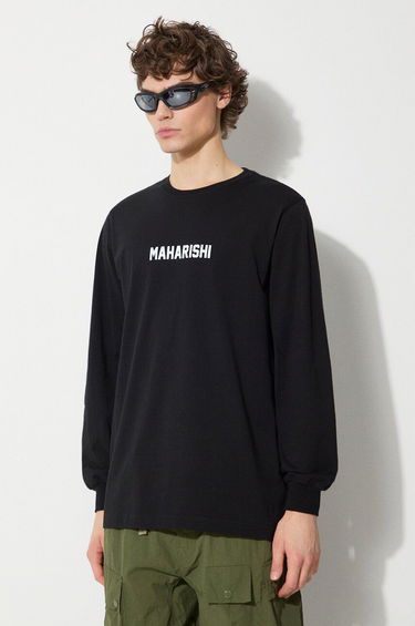 Tričko Maharishi Maharishi Long Sleeve T-Shirt Čierna | 1277.BLACK, 3