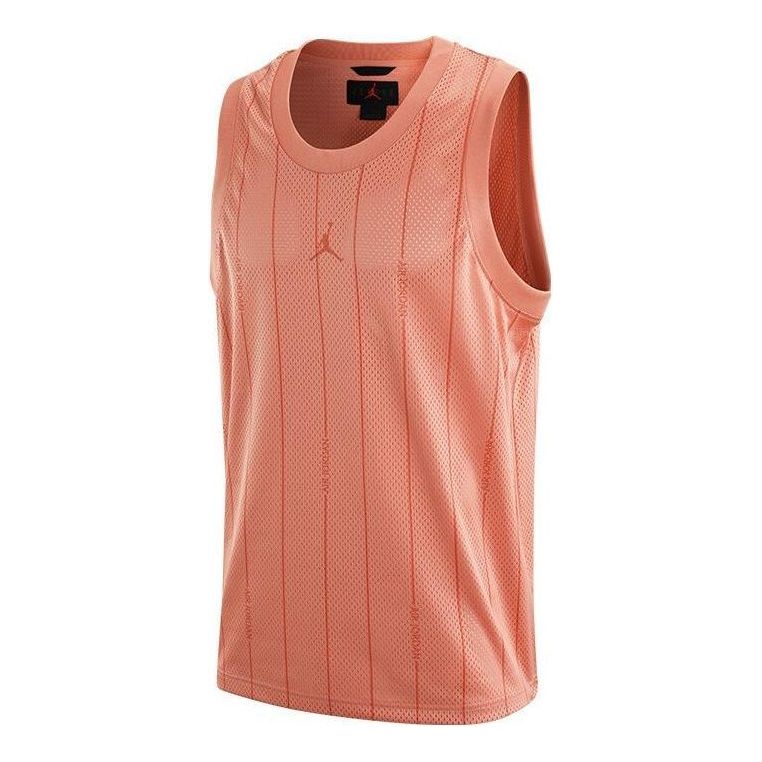 Tielko Jordan Air Jordan Stripe Logo Loose Vest Oranžová | DM1381-824