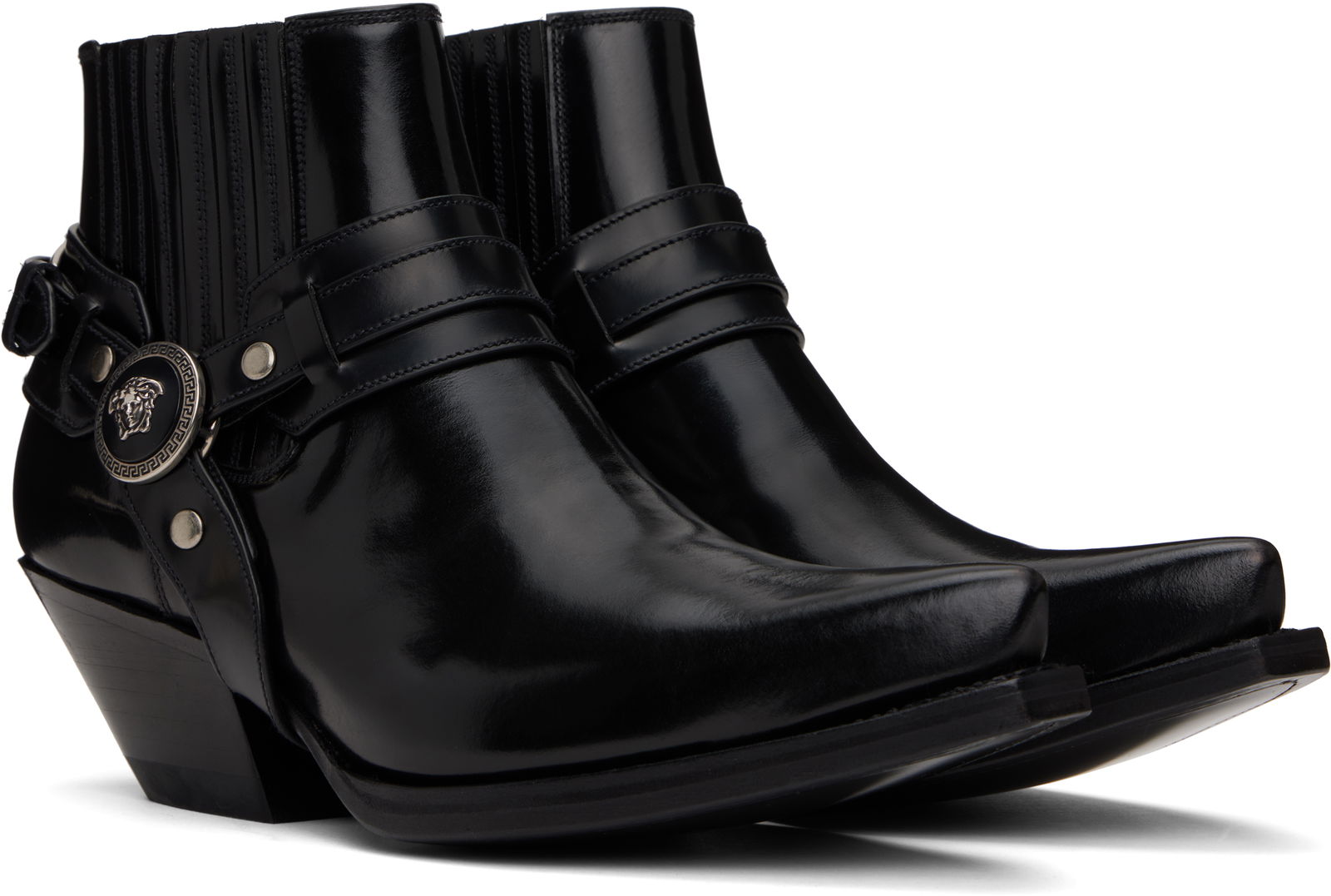 Versace Texano Ankle Boots