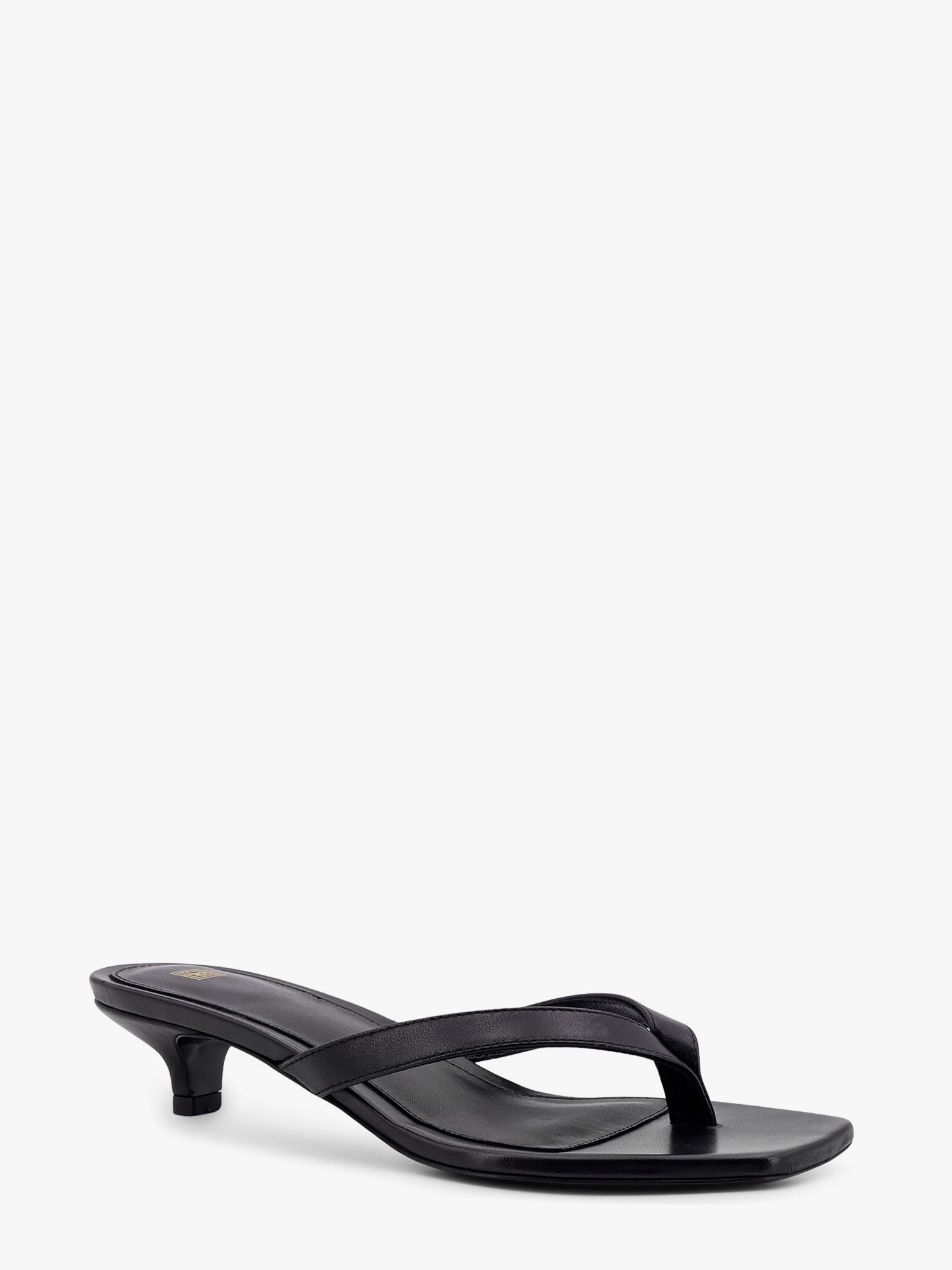Tenisky a topánky TOTEME Women's Leather Thong Sandals Čierna | 205906819200, 1