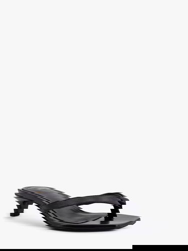 Tenisky a topánky TOTEME Women's Leather Thong Sandals Čierna | 205906819200, 1