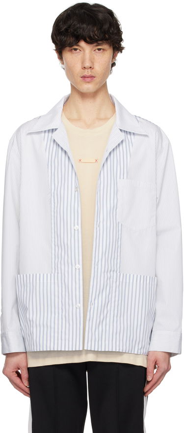 Košeľa Maison Margiela Maison Margiela Stripe Shirt Modrá | S50DT0047 MTN054, 0