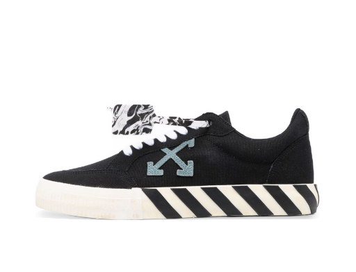 Tenisky a topánky Off-White Low Vulcanized Eco Canvas Čierna | OMIA085F21FAB0011045