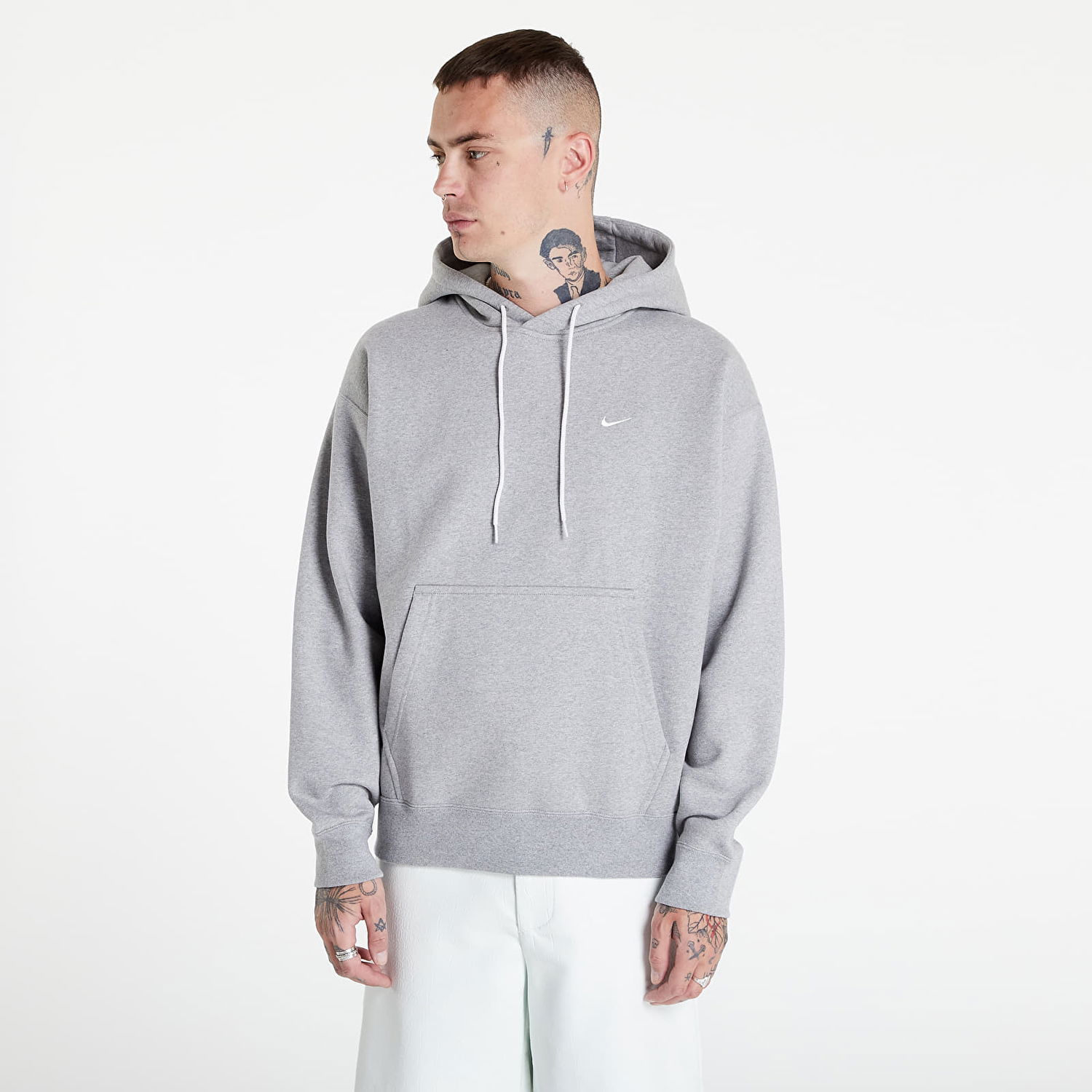 Mikina Nike Nrg SoloSwoosh Hoodie Fleece Šedá | CV0552-063, 0