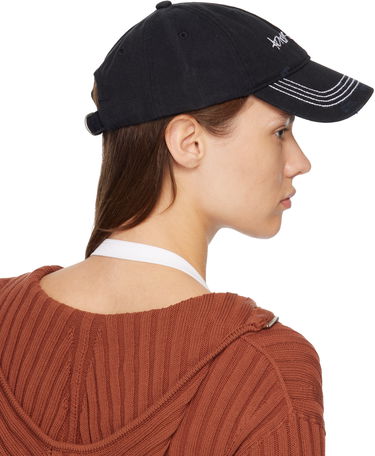 Šiltovka Acne Studios Acne Studios Embroidered Logo Twill Cap Čierna | C40438-, 2
