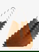 Suede Toteme Belted Tote Bag