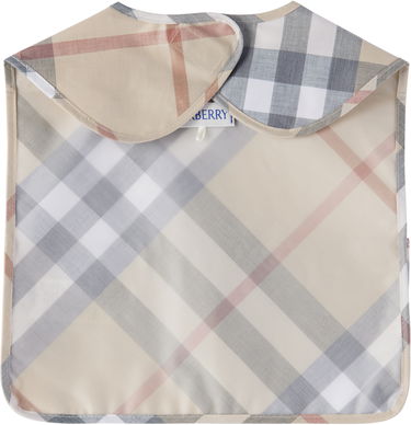 Tielko Burberry Burberry Check Cotton Bib Béžová | 8089789, 1
