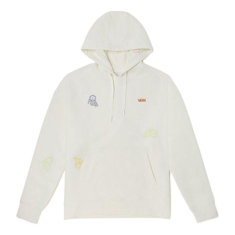 Mikina Vans Paisley Check Print Hoodie Biela | VN0A5LM7FS8