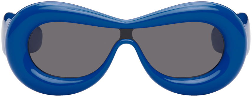 Slnečné okuliare Loewe Inflated Goggle Sunglasses Navy | LW40099I@0090A, 0