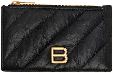Peňaženka Balenciaga Black Crush Long Coin & Card Holder Čierna | 766465 210J1, 0