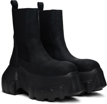 Oblečenie Rick Owens Rick Owens Hollywood Beatle Mega Tractor Chelsea Boots Čierna | RU01E5860 LFB, 3