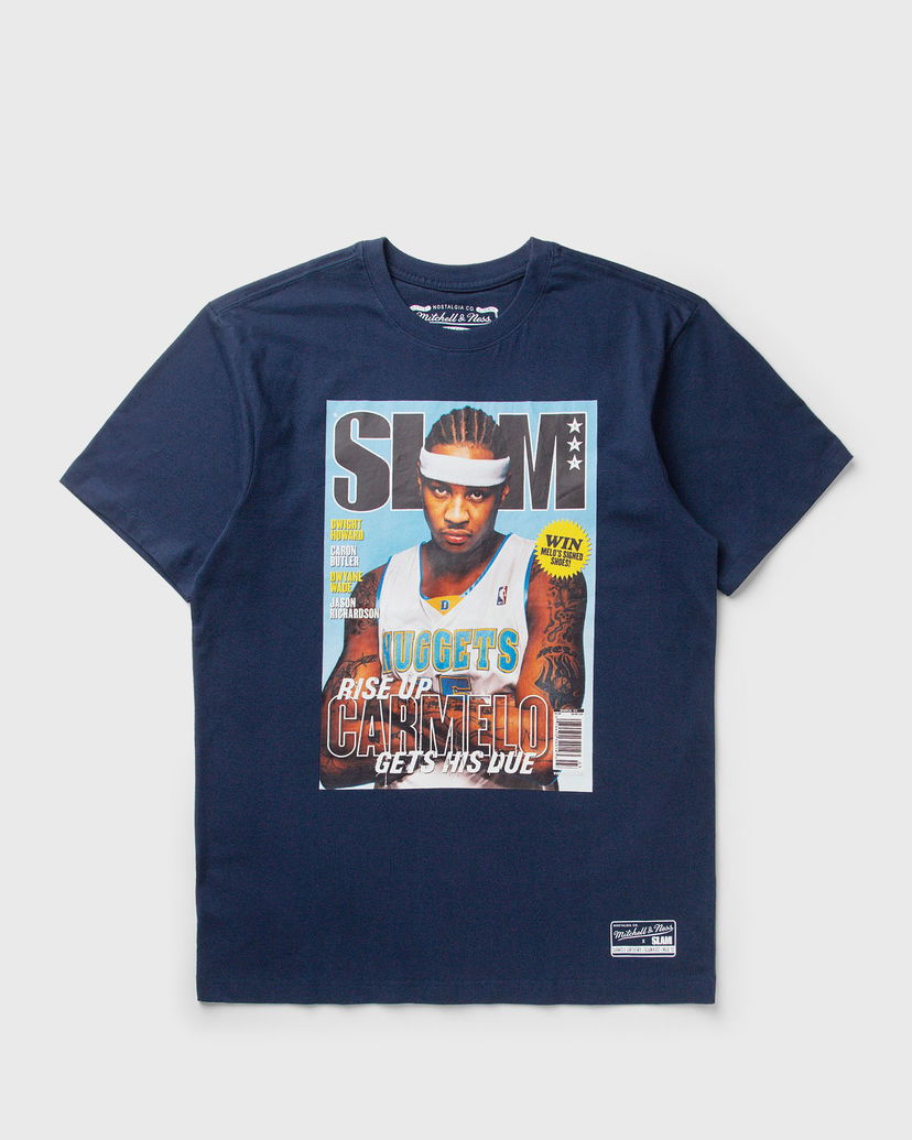 Tričko Mitchell & Ness Mitchell & Ness Denver Nuggets Carmelo Anthony SLAM T-Shirt Navy | BMTRINTL1276-DNUNAVYAC