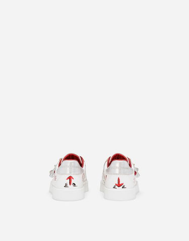 Tenisky a topánky Dolce & Gabbana Printed Calfskin Low-top Biela | DN0143AV686HWF57, 2