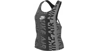Tielko Nike Air Printed Running T-Shirt Šedá | cz9415-010, 1