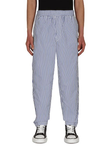 Nohavice Comme des Garçons Stripe Trousers Navy | FG-P008-SS21 1